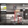 HOOMEI Aspirapolvere Scopa Elettrica Senza Sacco 2 in 1 Vacuum Clea...