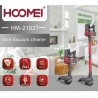 HOOMEI Aspirapolvere Scopa Elettrica Senza Sacco 2in1 con FILO Clea...