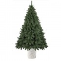 Base Tronco bianco piede Per Albero Di Natale Effetto Legno da 120 a 270 cm
