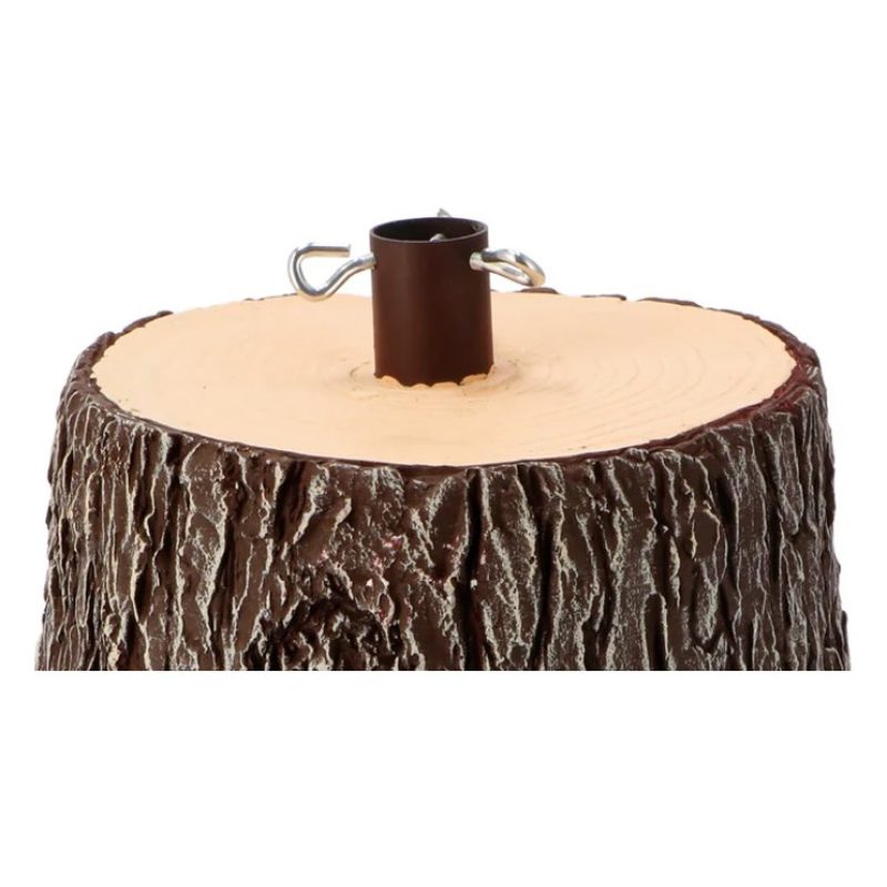 Hongu Tronco Base Piede Albero di Natale 40cm Decorazione Effetto L...