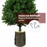 Hongu Tronco Base Piede Albero di Natale 40cm Decorazione Effetto L...