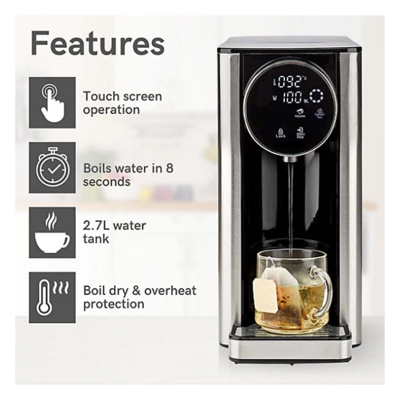 NEDIS Erogatore Istantaneo Acqua Calda Bollente Caffe The Tisane Ho...
