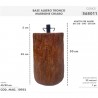 Hongu Tronco Base Piede Albero di Natale 50cm Decorazione Effetto L...