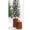 Hongu Tronco Base Piede Albero di Natale 50cm Decorazione Effetto L...