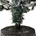 Tronco Base Piede Albero di Natale 40/50cm Decorazione Effetto Legno nero