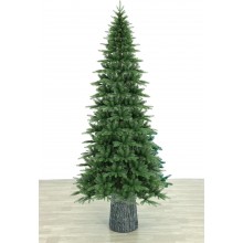 Tronco Base Piede Albero di Natale 40/50cm Decorazione Effetto Legno nero