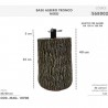Tronco Base Piede Albero di Natale 40/50cm Decorazione Effetto Legn...
