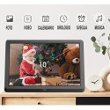 Cornice Digitale HD 10'' Foto JPEG Ingresso USB SD CARD Sveglia Video Calendario