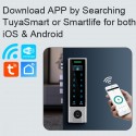 Tuya Sistema di Controllo Accessi Smart WiFi RFID TAG Tastiera Touch antivandalo