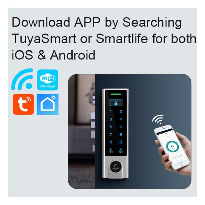 Hongu Tuya Sistema di Controllo Accessi Smart WiFi RFID TAG Tastier...