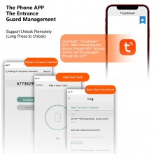Tuya Sistema di Controllo Accessi Smart WiFi RFID TAG Tastiera Touch antivandalo