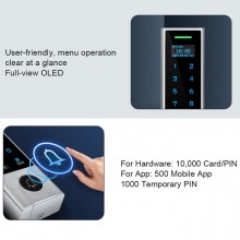 Tuya Sistema di Controllo Accessi Smart WiFi RFID TAG Tastiera Touch antivandalo