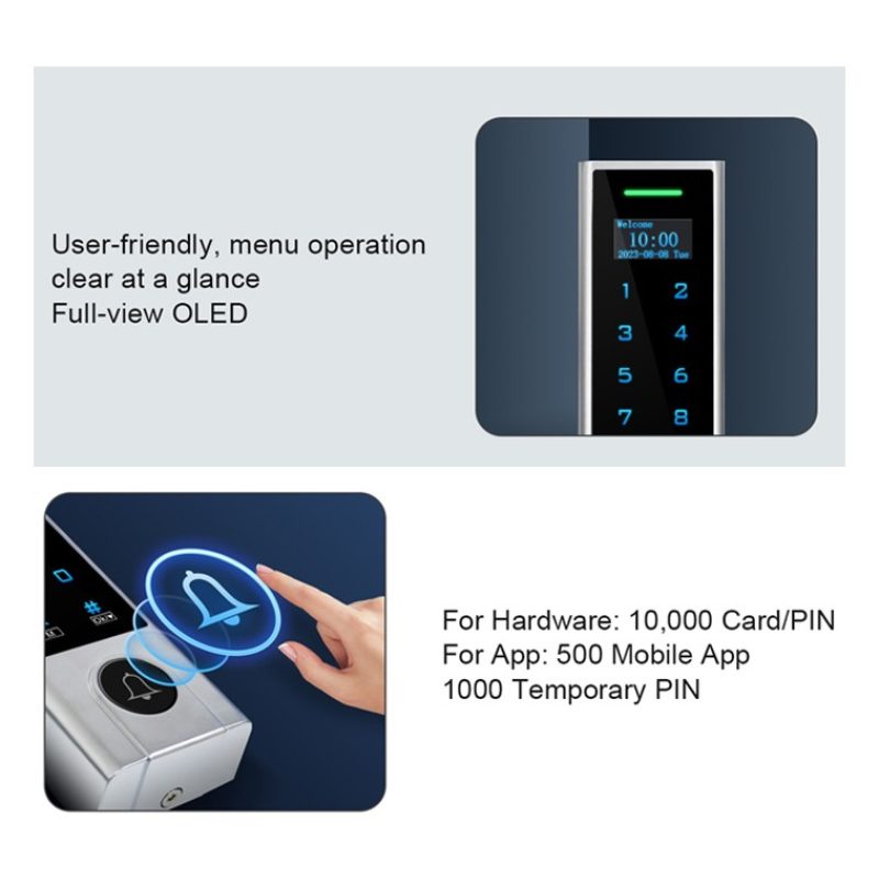 Hongu Tuya Sistema di Controllo Accessi Smart WiFi RFID TAG Tastier...