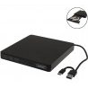 Andowl Masterizzatore DVD esterno lettore CD/RW USB per PC computer...