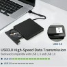 Andowl Masterizzatore DVD esterno lettore CD/RW USB per PC computer...