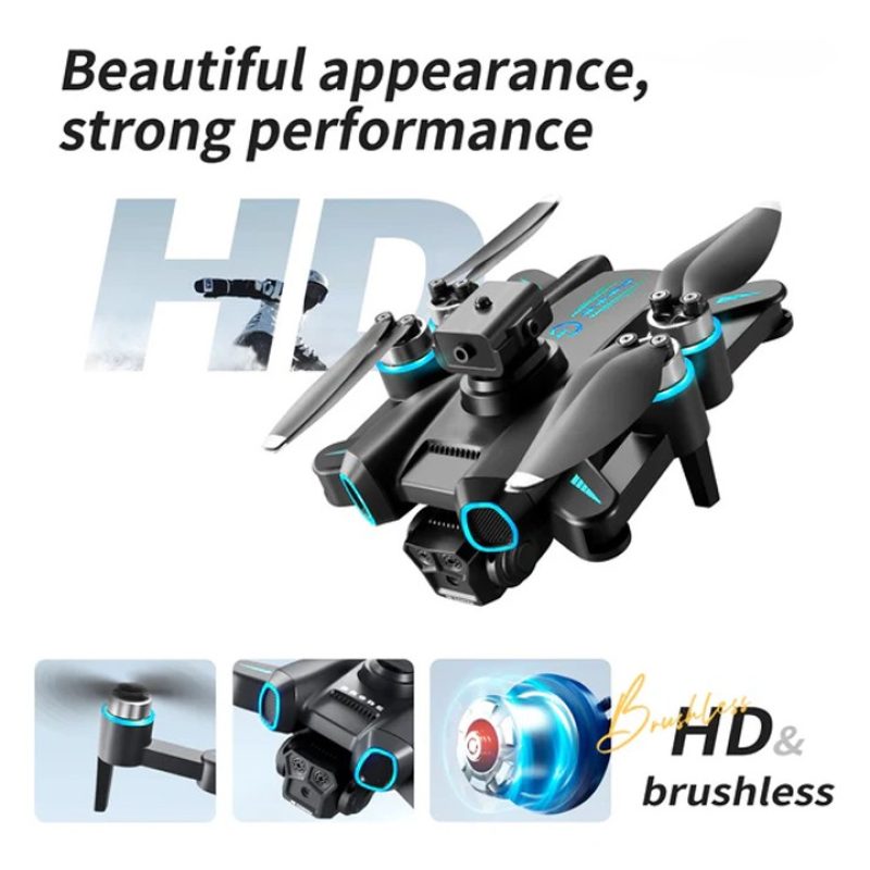 Hongu Mini drone quadricottero pieghevole telecamera 4K telecomando...