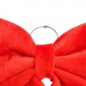 Fiocco grande Imbottito Addobbo rosso 70x80 cm Decorazione natale albero
