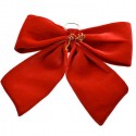 Fiocco grande Imbottito Addobbo rosso 70x80 cm Decorazione natale albero
