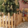 Staccionata In Legno per Albero Natale Recinto 25X125cm giardino pi...