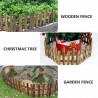 Staccionata In Legno per Albero Natale Recinto 25X125cm giardino pi...