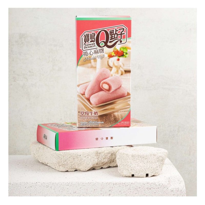 Generico Mochi roll tè matcha / fragola / fagioli rossi e fiori sak...