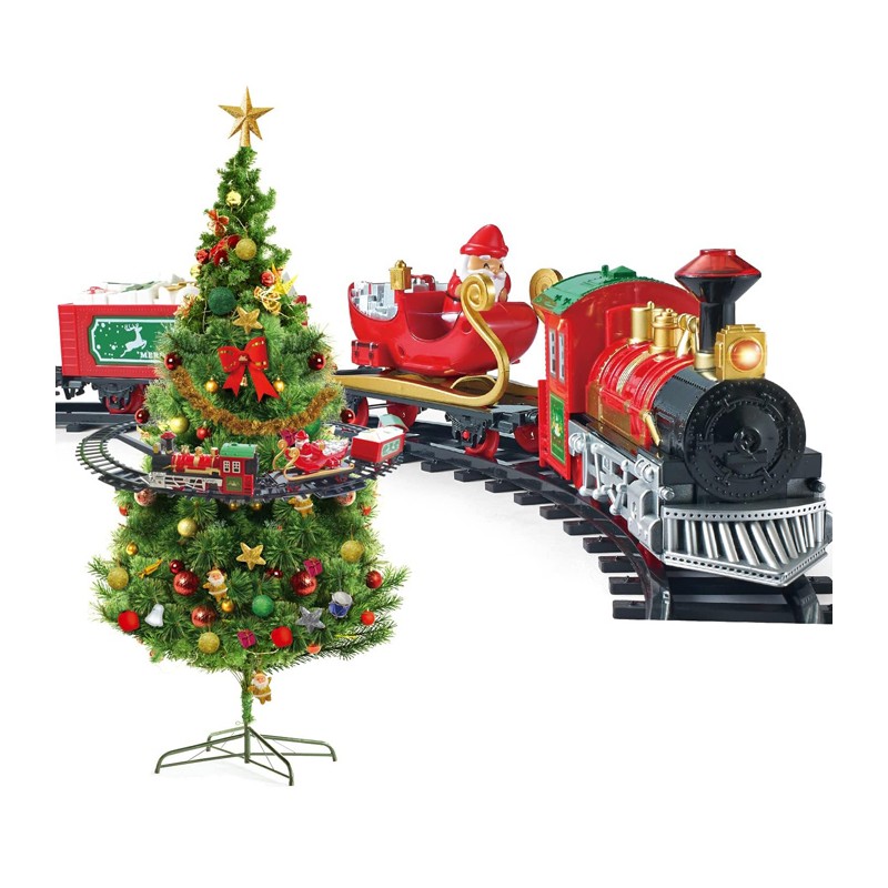 Trenino Natalizio Per Sottoalbero Treno Elettrico Per Base Albero Di Natale