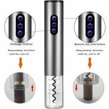 Apribottiglie Elettrico Cavatappi Batteria Senza Filo Automatico Vino Tavolo