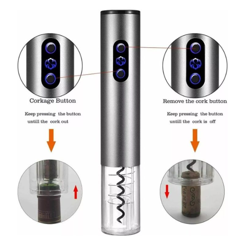 DOBO Apribottiglie Elettrico Cavatappi Batteria Senza Filo Automati...