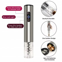 Apribottiglie Elettrico Cavatappi Batteria Senza Filo Automatico Vino Tavolo