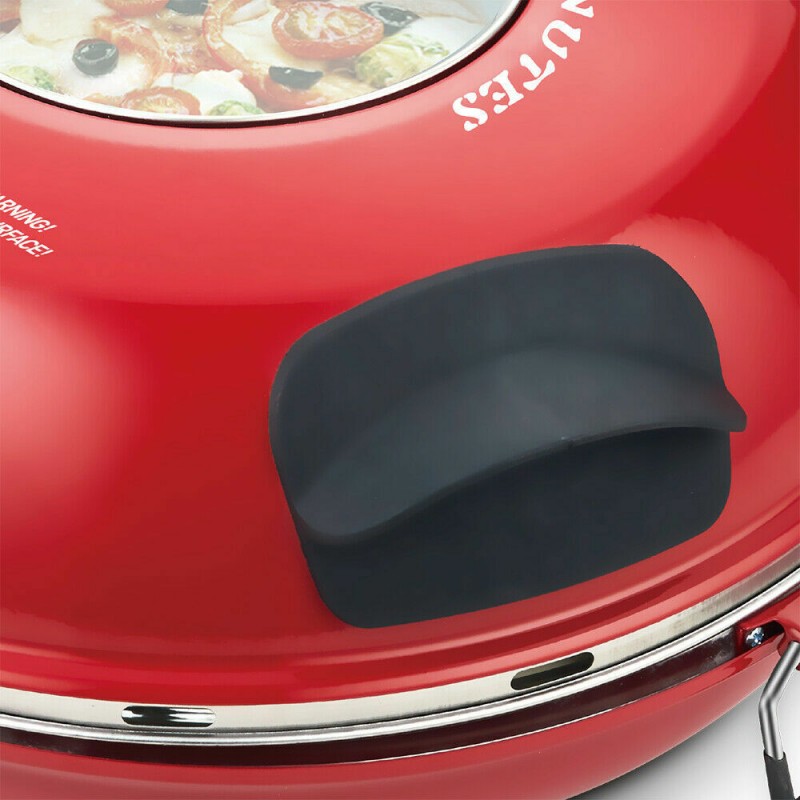 HOOMEI Forno per Pizza Napoletana elettrico Pietra refrattaria Temp...