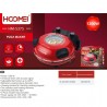 HOOMEI Forno per Pizza Napoletana elettrico Pietra refrattaria Temp...