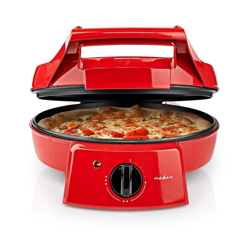 NEDIS Forno per pizza elettrico 2in1 griglia antiaderente 1800 Watt...
