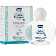 Chicco Baby Moments Set con Bagno Corpo, Crema Corpo, Acqua di Colonia 0+ Mesi