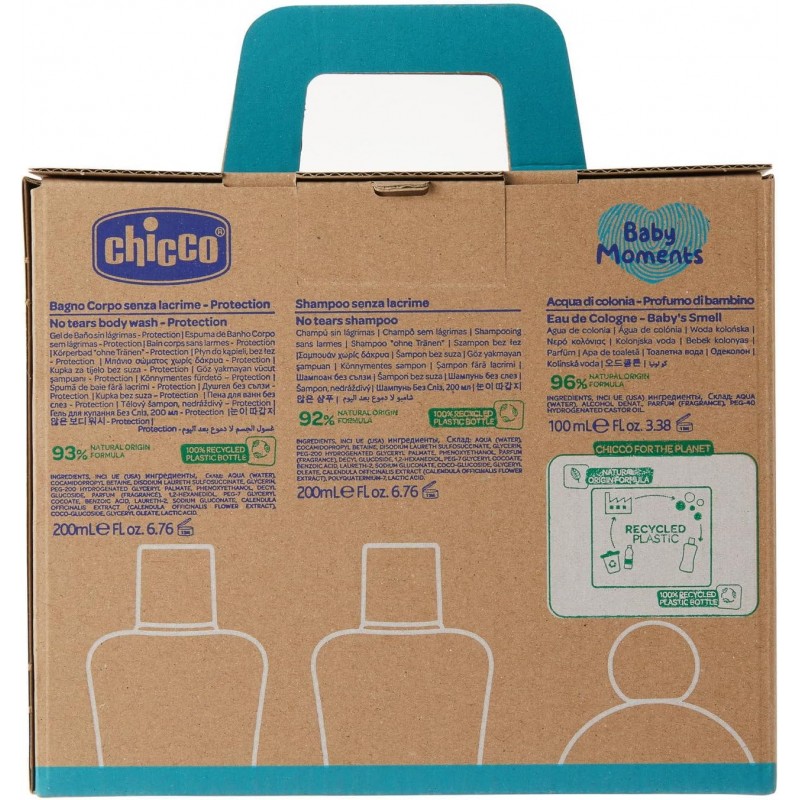 Chicco Chicco Baby Moments Set con Bagno Corpo, Shampo Senza Lacrim...