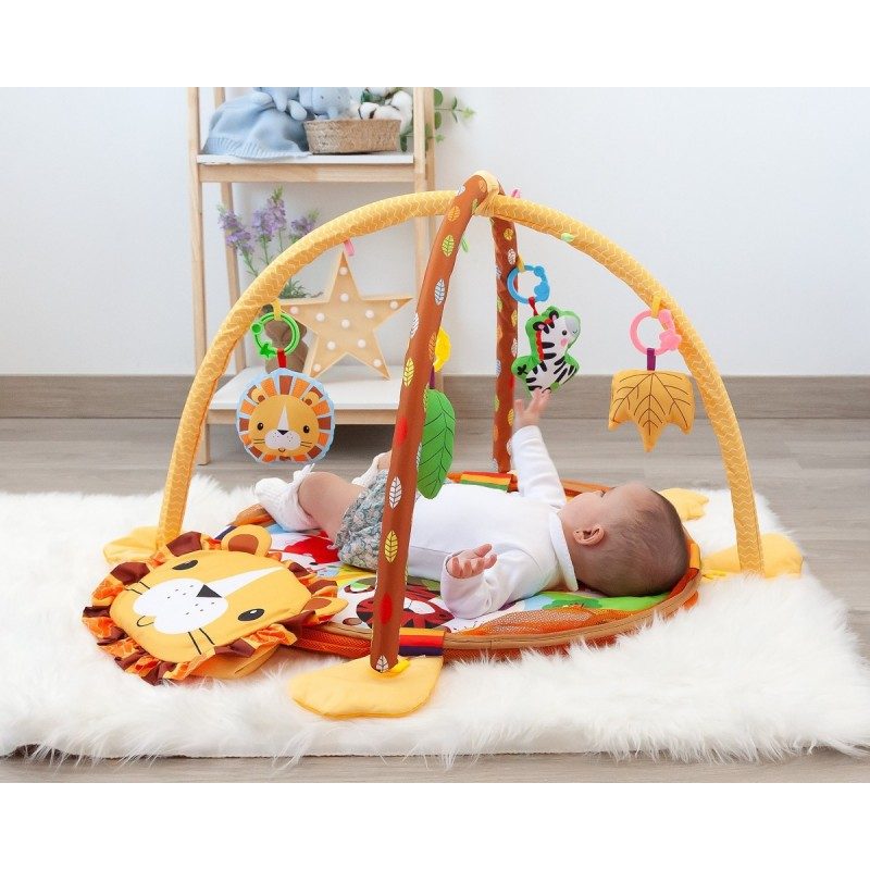 KioKids Palestrina Box Tappeto Neonato Bambino Leoncino con Recinto...