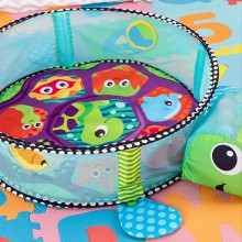 Palestrina Box Tappeto Neonato Bambino Tartaruga con Recinto e 30 Palline