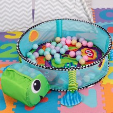 Palestrina Box Tappeto Neonato Bambino Tartaruga con Recinto e 30 Palline