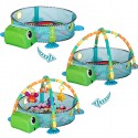 Palestrina Box Tappeto Neonato Bambino Tartaruga con Recinto e 30 Palline