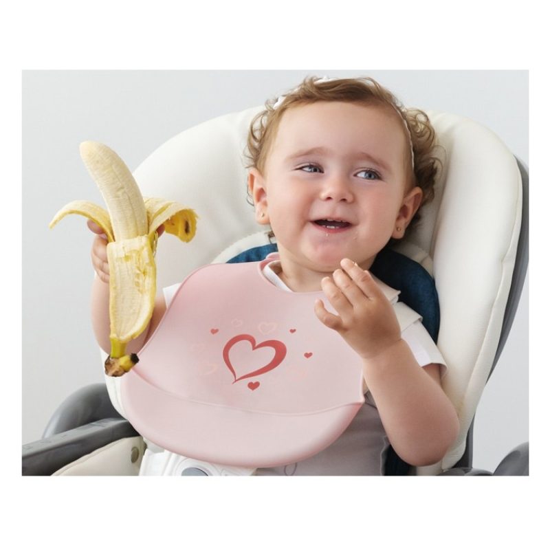 KioKids Bavaglini Silicone Bavaglino Silicone con tasca Impermeabil...