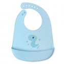 Bavaglini Silicone Bavaglino Silicone Impermeabile con tasca bimbi 4m+ Senza BPA
