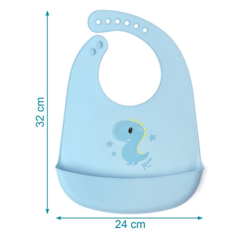 KioKids Bavaglini Silicone Bavaglino Silicone Impermeabile con tasc...