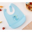 Bavaglini Silicone Bavaglino Silicone Impermeabile con tasca bimbi 4m+ Senza BPA