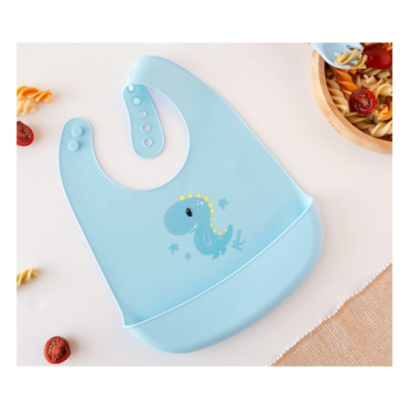 KioKids Bavaglini Silicone Bavaglino Silicone Impermeabile con tasc...