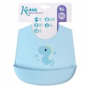 Bavaglini Silicone Bavaglino Silicone Impermeabile con tasca bimbi 4m+ Senza BPA