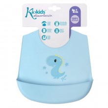 Bavaglini Silicone Bavaglino Silicone Impermeabile con tasca bimbi 4m+ Senza BPA
