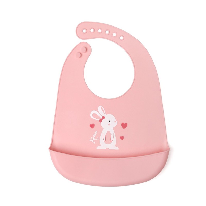 Bavaglini Silicone Bavaglino Silicone Impermeabile con tasca bimbi 4m+ Senza BPA