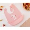 KioKids Bavaglini Silicone Bavaglino Silicone Impermeabile con tasc...