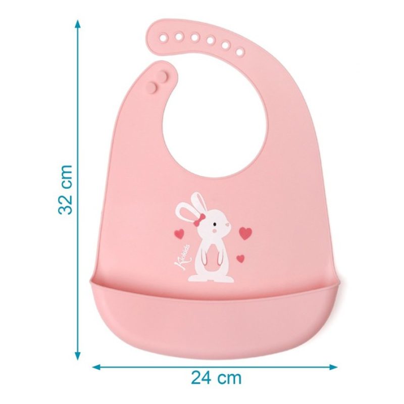 KioKids Bavaglini Silicone Bavaglino Silicone Impermeabile con tasc...
