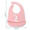KioKids Bavaglini Silicone Bavaglino Silicone Impermeabile con tasc...