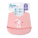 Bavaglini Silicone Bavaglino Silicone Impermeabile con tasca bimbi 4m+ Senza BPA